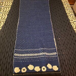 Lands End Blanket Scarf with Sheep